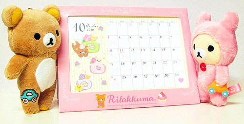 calendar,  kawaii and  pink