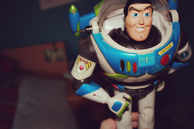 action, buzz and buzz lightyear