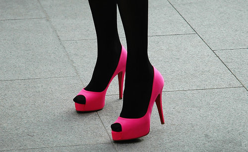 black tights,  fashion and  heels