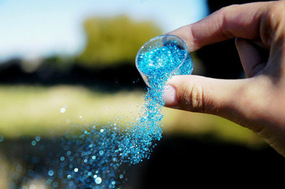 blue,  bubbles and  glitter