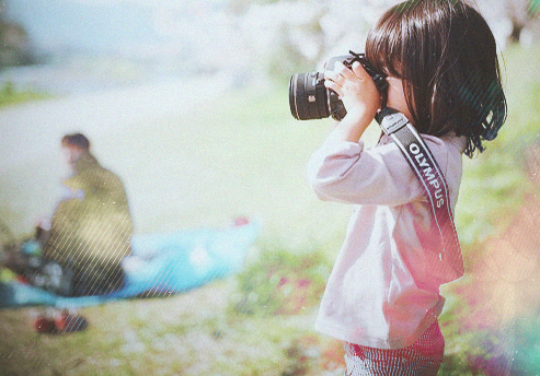 adorable, camera and child