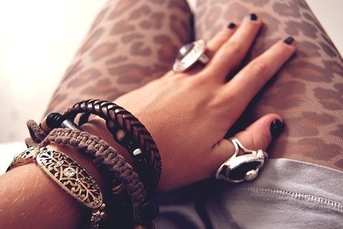 bracelets, fashion and hand