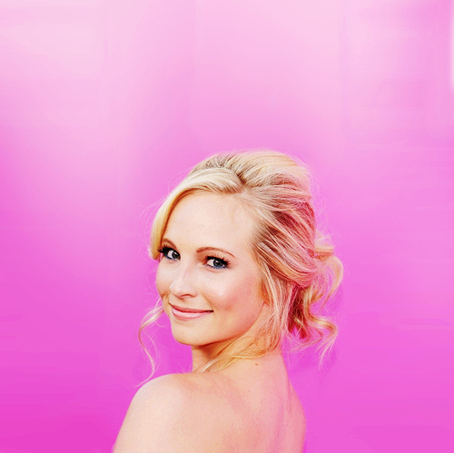 candice accola, caroline forbes and girl