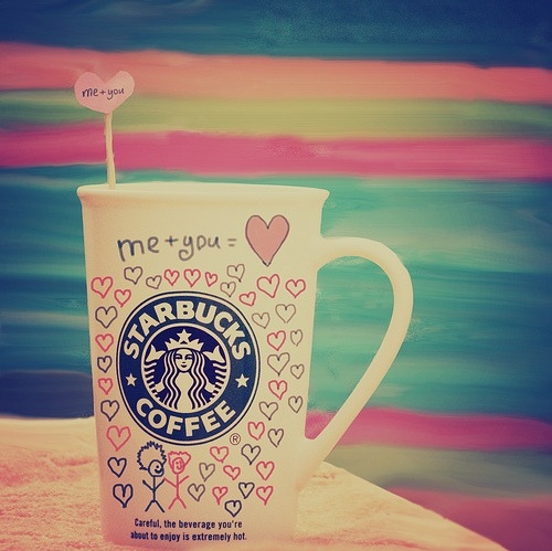 coffee, cute and heart