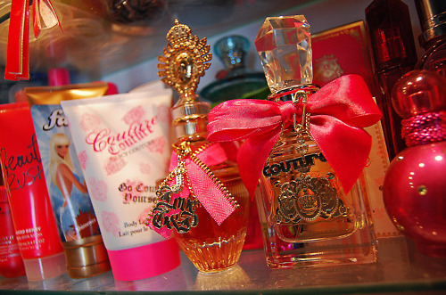 cute, juicy couture and perfume