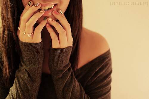 #pretty, girl and nails
