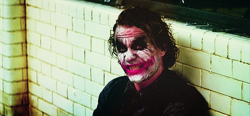 badass, clown, heath ledger, i love him, make-up