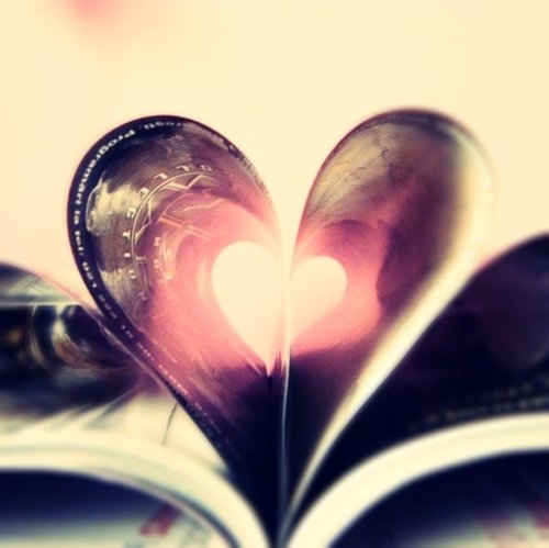 book, cute and heart