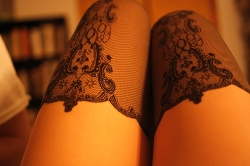 girls, lace and legs