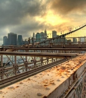 architecture, brooklyn bridge and city