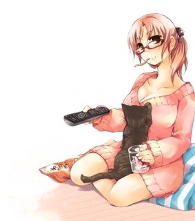 anime, cartoon and cat