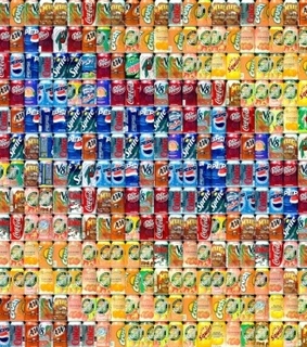 background, can and cans