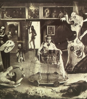 art, collage and macabre