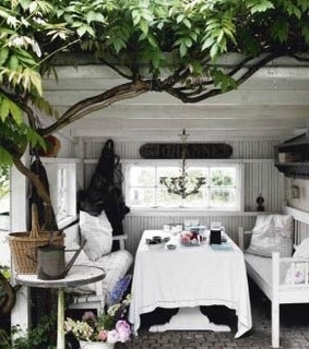 basket, bench and book