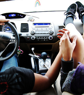 asshole, boy and car