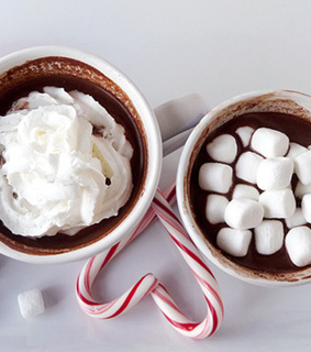 candy, candy canes and chocolate