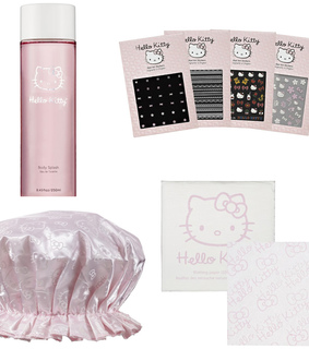 blotting papers, body splash and cosmetics