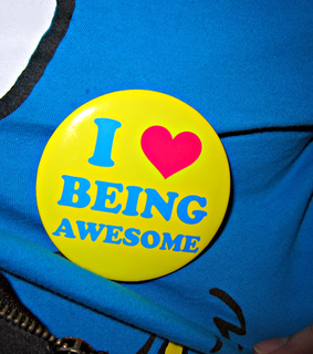 awesome, button and i love
