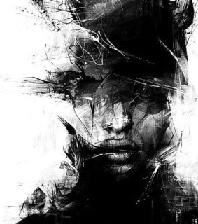 art, black and white and byroglyphics