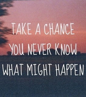 chance, happen and happiness