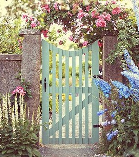garden, gate and pretty