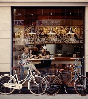 bicycles, bikes and cafe