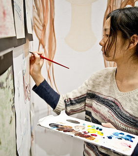 art, asian and colors