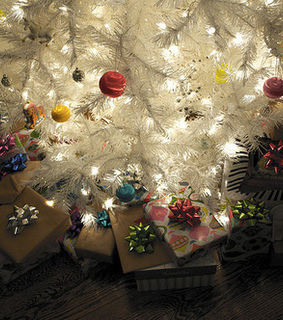 bows, christmas and christmas tree