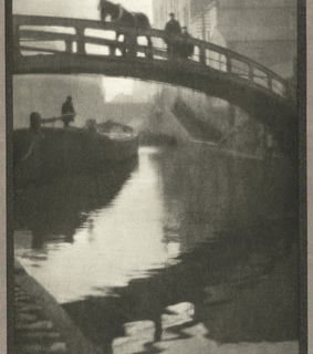 boat, bridge and dark