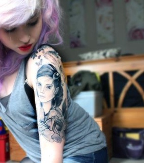 alternative, beautiful and colored hair