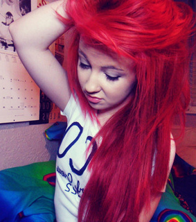 alternative, beautiful and colored hair