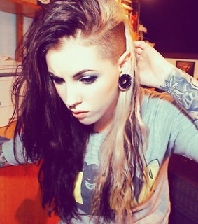 alternative, bicolor and bicolor hair