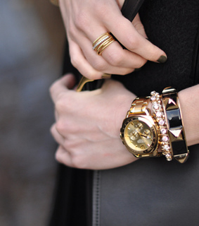 bracelet, fashion and gold