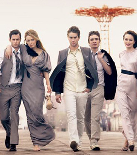 blair waldorf, blake lively and chace crawford