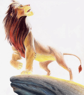disney, drawing and lion