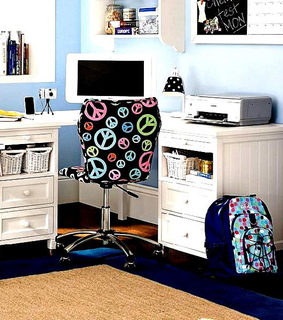 blue, decoration and girl