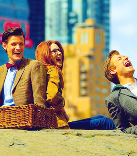 amy pond, arthur darvill and doctor who
