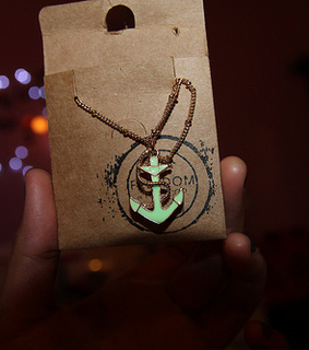 anchor, black and blue