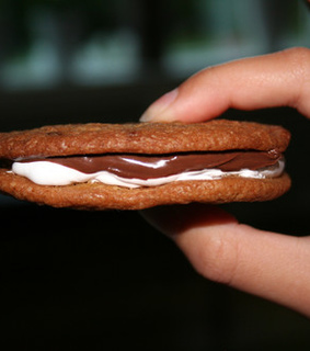 american, chocolate and cookie