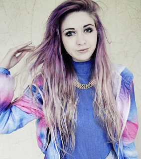 colorful hair, dip dye and fashion