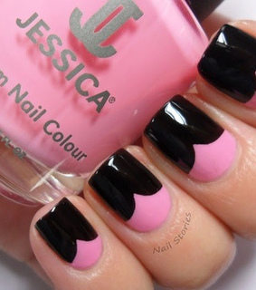 art, black and black and pink