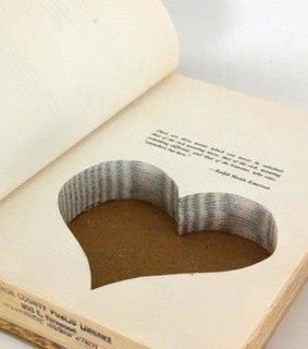 books, cute and heart