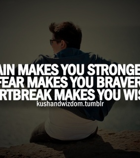 fear, heartbreak and pain