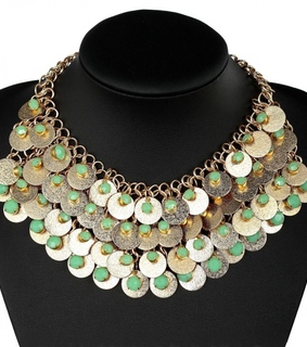 bib necklaces, disc necklaces and fashion