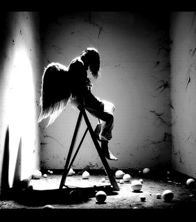 alone, angel and balls