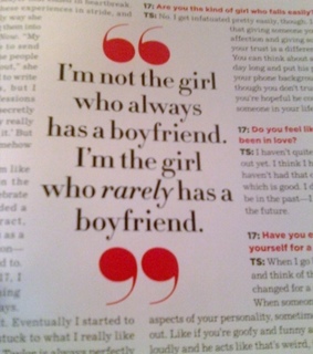 17 magazine, boyfriend and bullshit