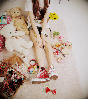 converse, girl and mixed