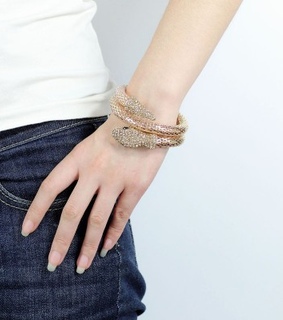 coiled snake bracelets, coiled snake wrap bracelets and crystal snake bracelet
