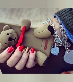 bear, bracelets and case
