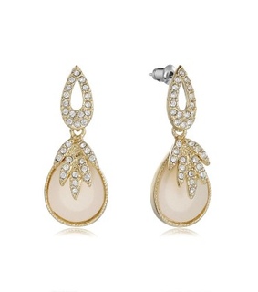 gold plated teardrop earrings, resin teardrop earrings and rhinestone teardrop earrings